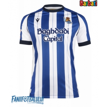 Real Sociedad Tricou Fotbal Replică 2025-26 Barbati Acasa